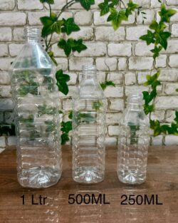 PET Bottle 1 Ltr 19 gram ( Pack 90 ) with cap