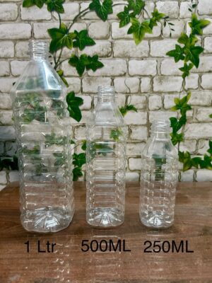 PET Bottle 1 Ltr 19 gram ( Pack 90 ) with cap